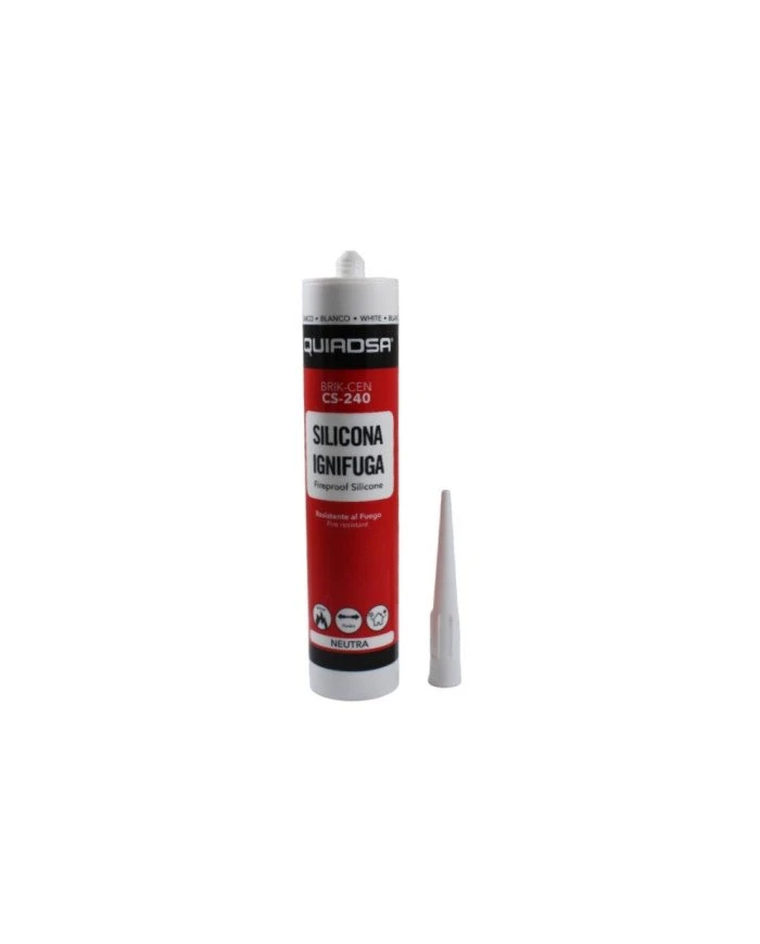 Silicone Neutro resistencia ao fogo BRIK-CEN CS-240ml.