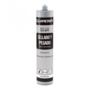 Selante Poliuretano Cinza BRIK-CEN CU-291 0400, 600 ml.