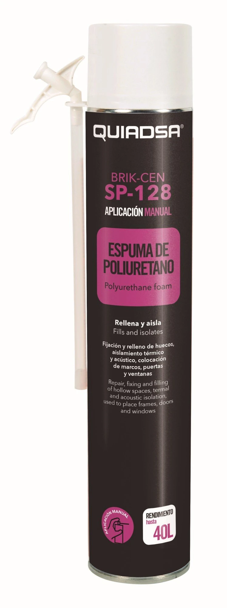 BRIK-CEN SP-128 0001 Espu. Poliuret. Aplic. Can Lt.750 ml.