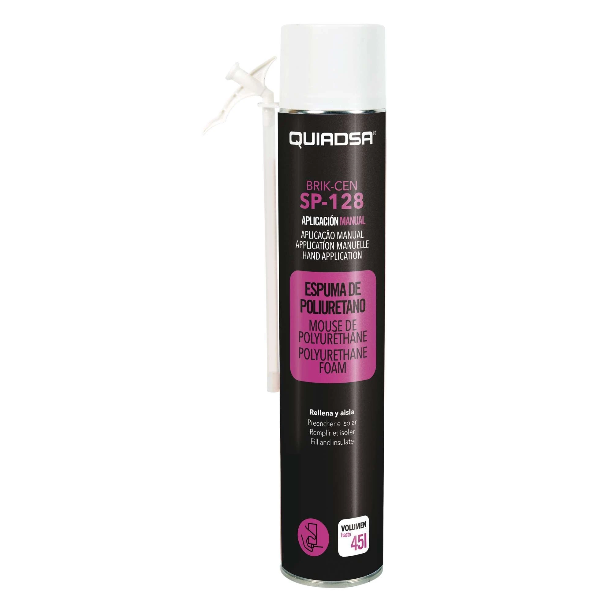 BRIK-CEN SP-129 Espuma Poliuret. Aplic. Pist Lt.750 ml.